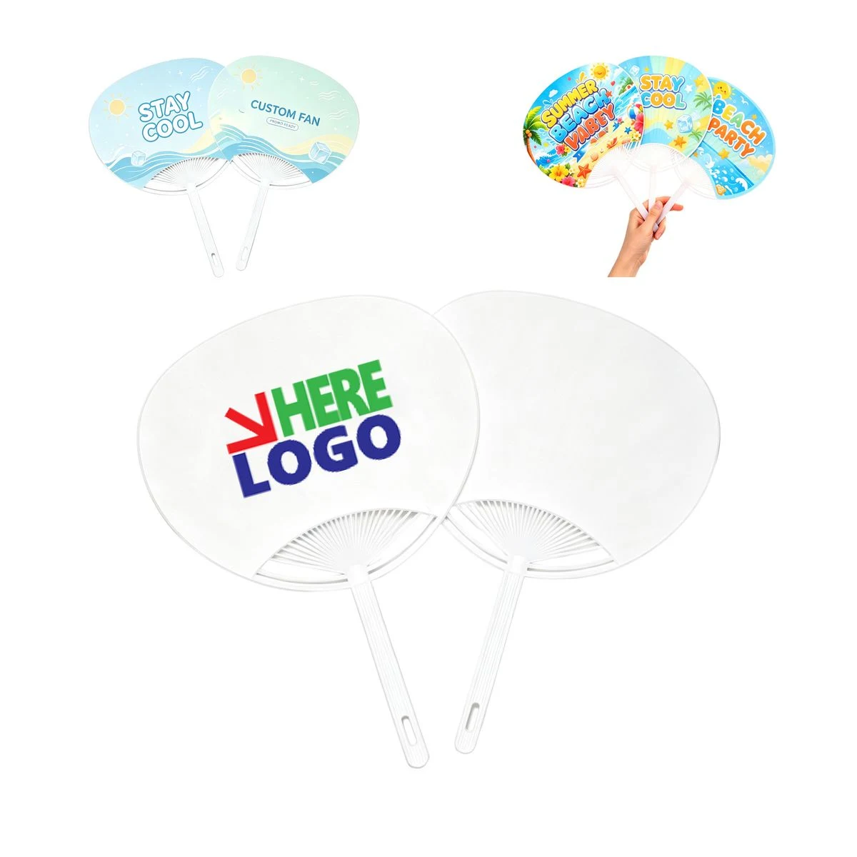 Custom Advertising Hand Fan 1