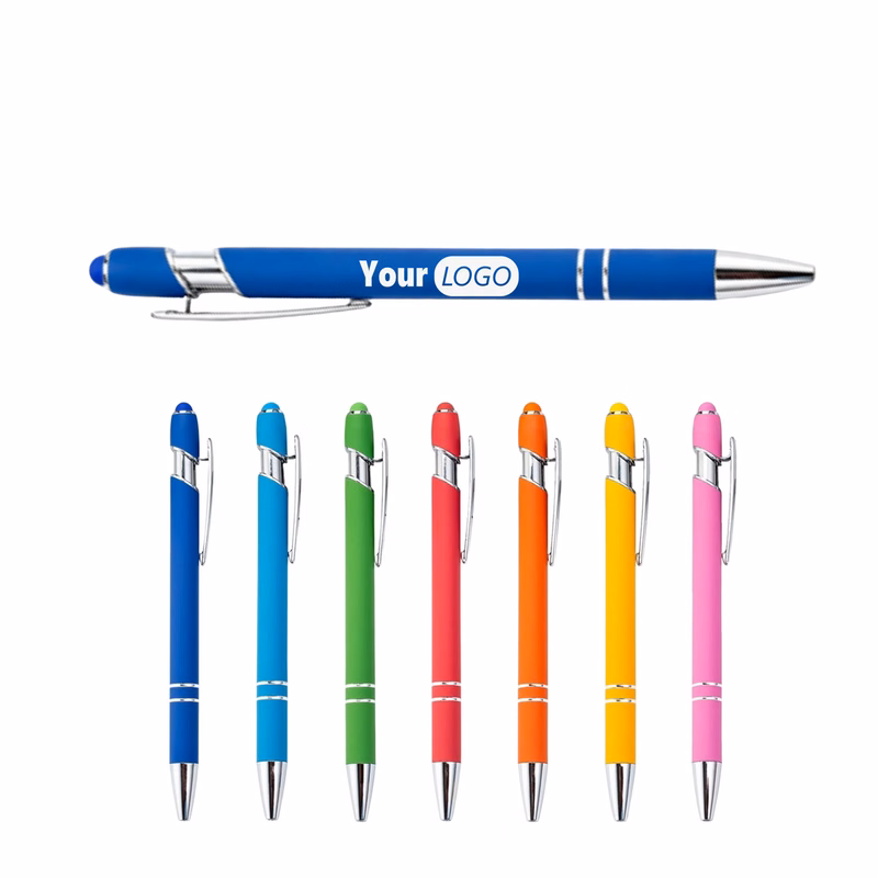 5.51 Inch Aluminum 2-in-1 Stylus Ballpoint Pen