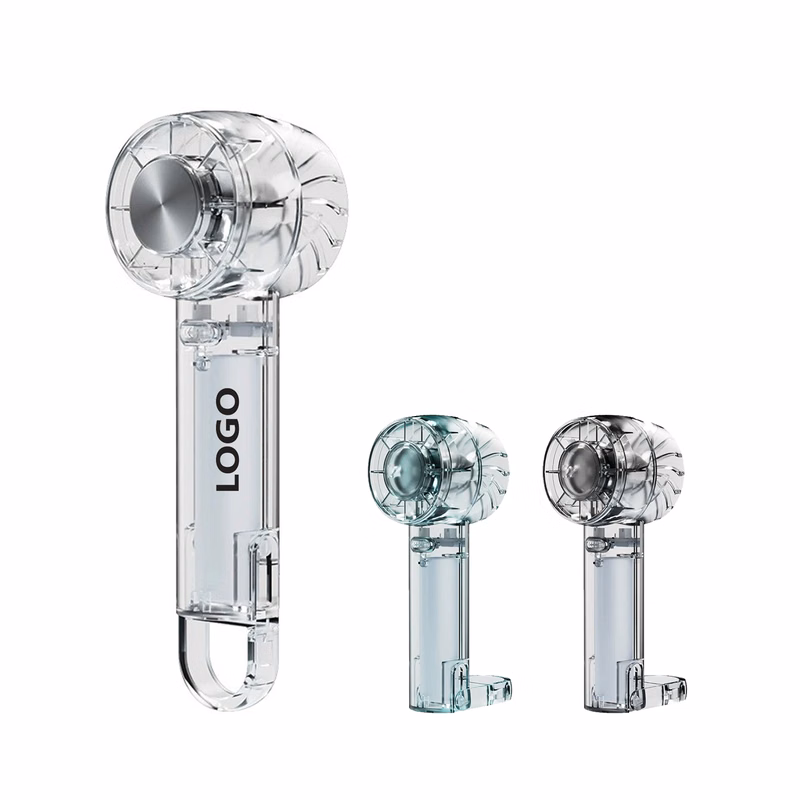 Transparent Handheld Fan with Ice Cooler
