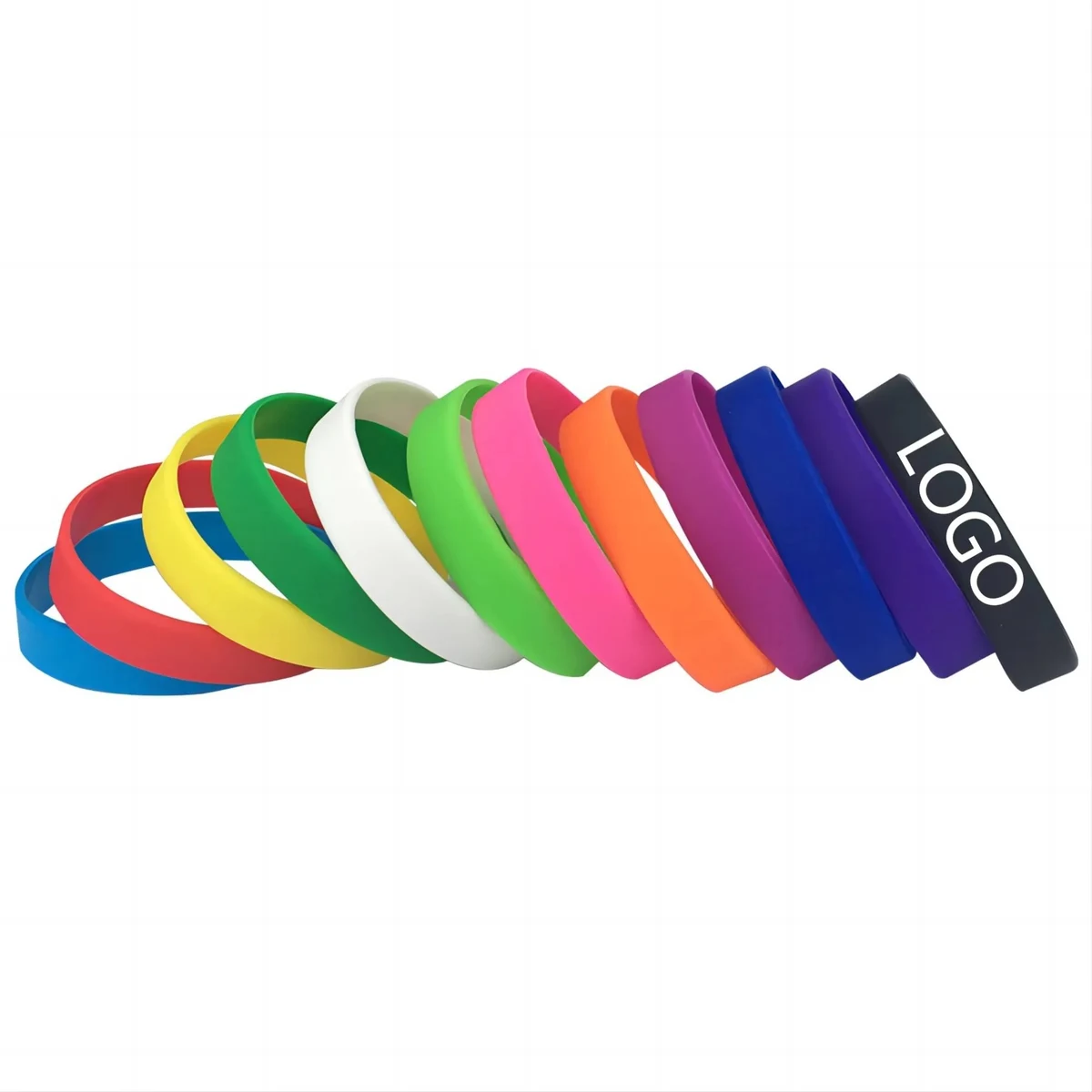 Custom Printed Silicone Motivational Wristbands 1