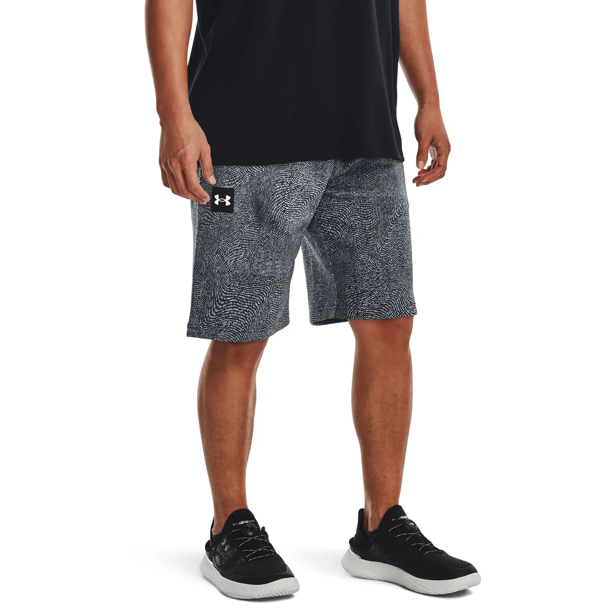 Men's UA Rival Fleece Printed Shorts 1