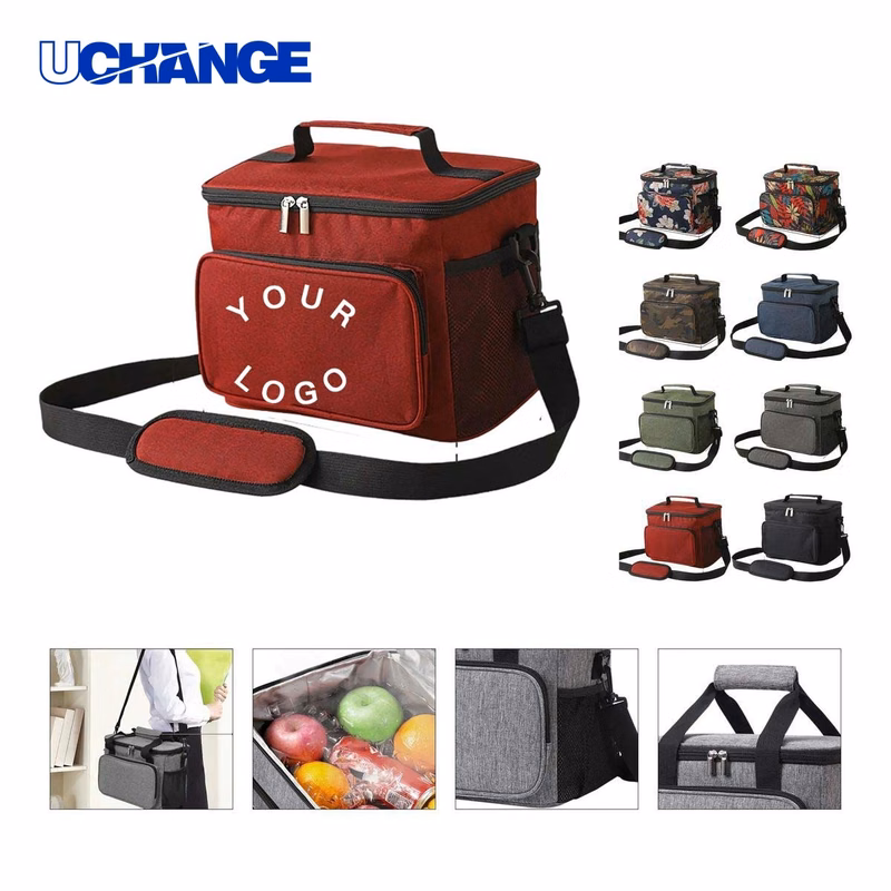 10L Insulated Cooler Bag with Strap for Travel Picnic