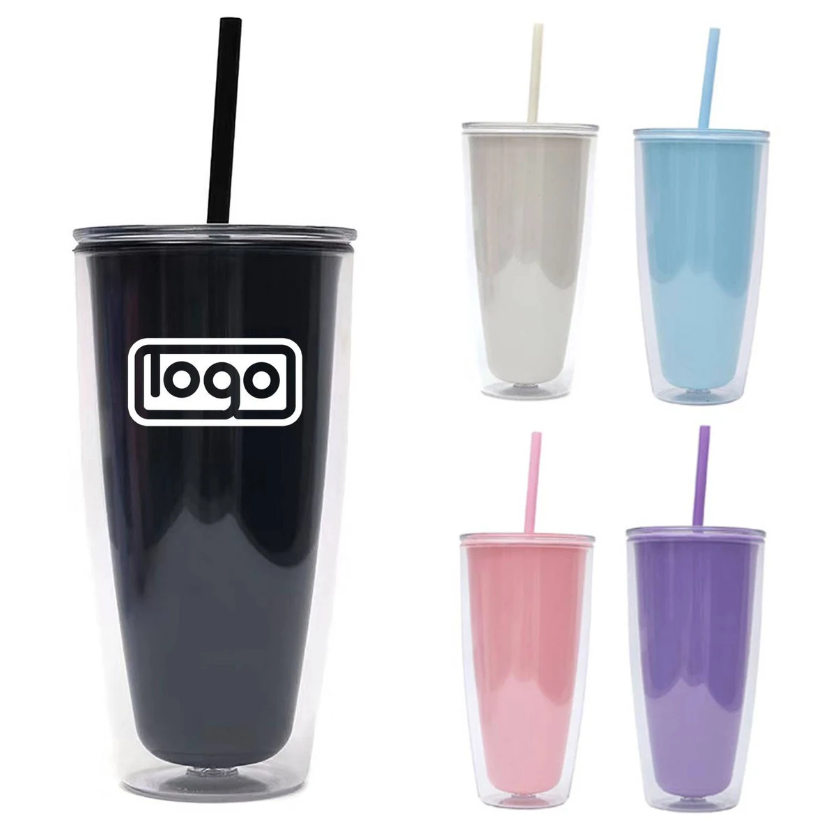 25oz Double-Wall Plastic Cup 1