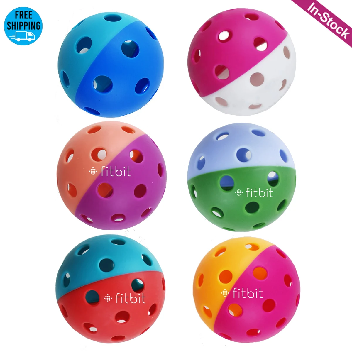 40 Holes Two Tone Outdoor Pickleball 1