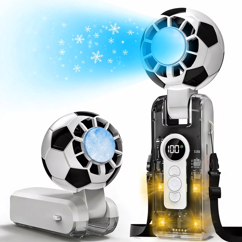 LED Light Up Soccer Fan with Ice Cooling