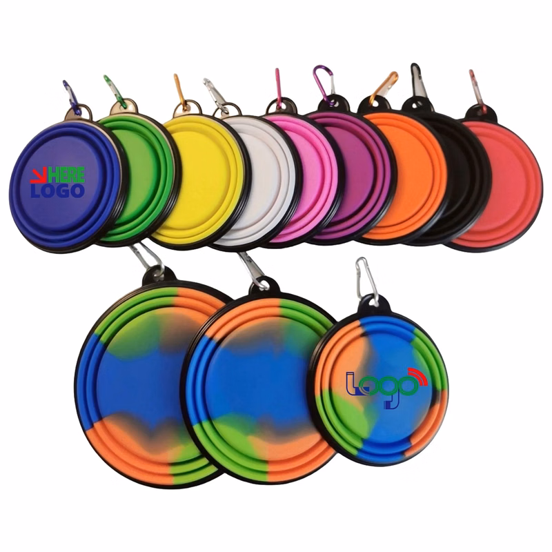 Full Color Folding Pet Dog Bowl
