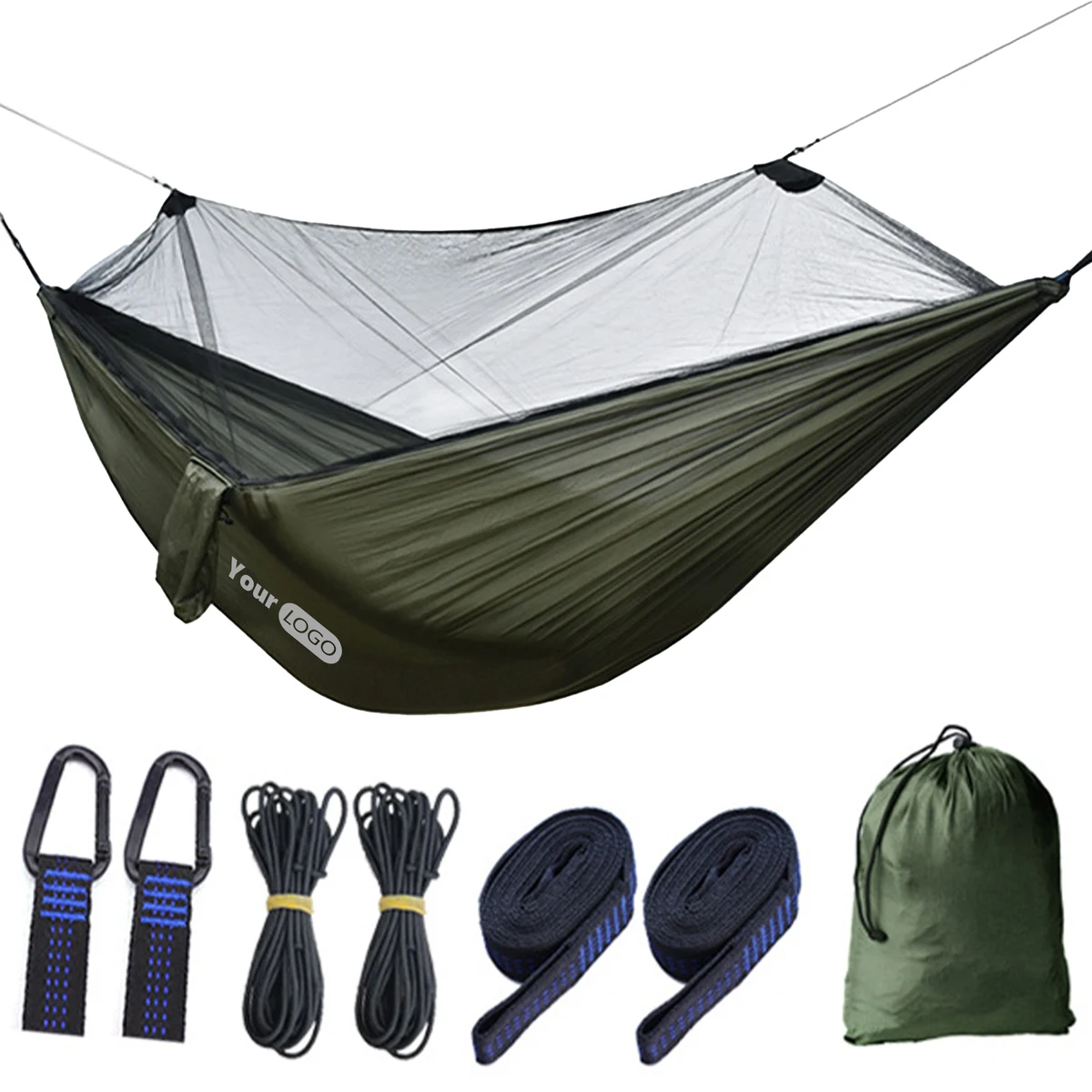 Nylon Outdoor Lightweight Camping Hammock 1