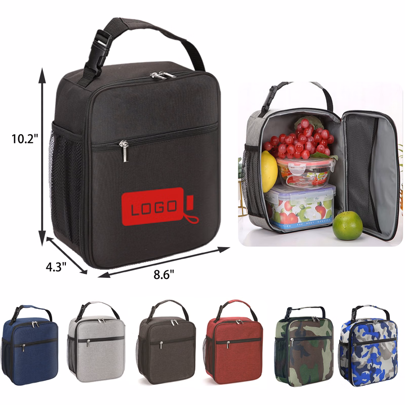 MOQ 50 PCS Stylish Portable Insulated Lunch Bag