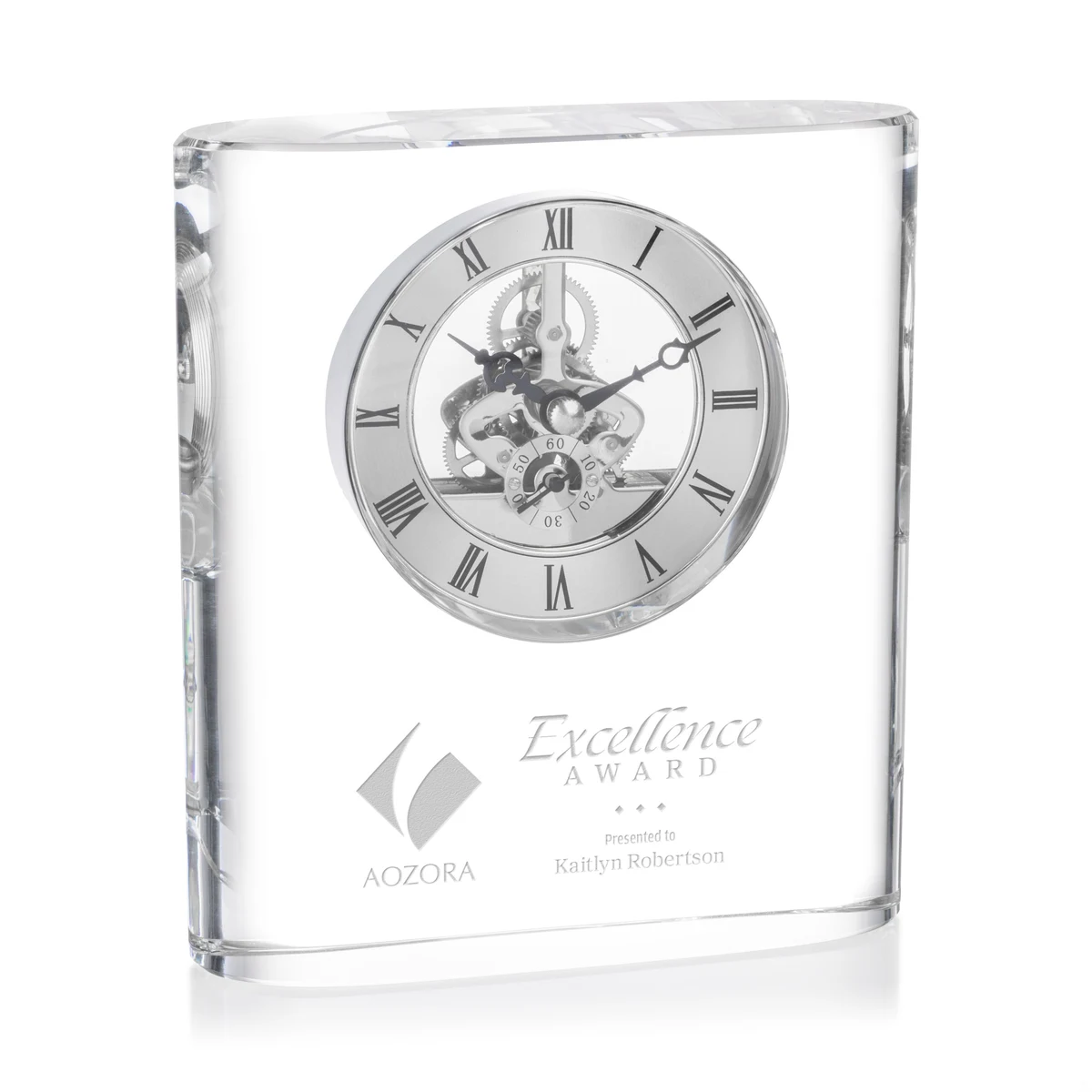 Adams Clock - Silver 1