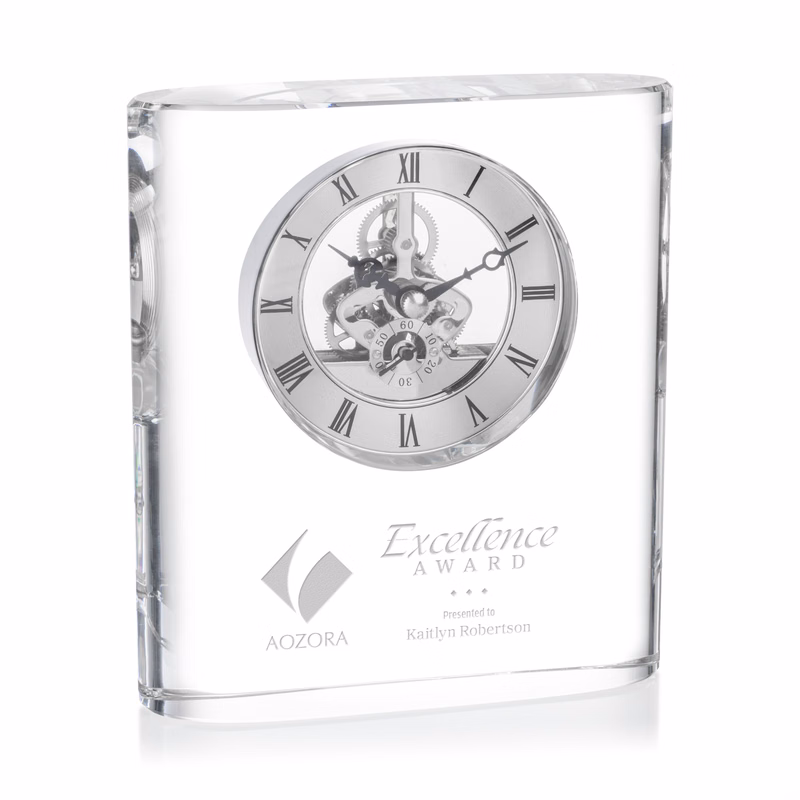 Adams Clock - Silver