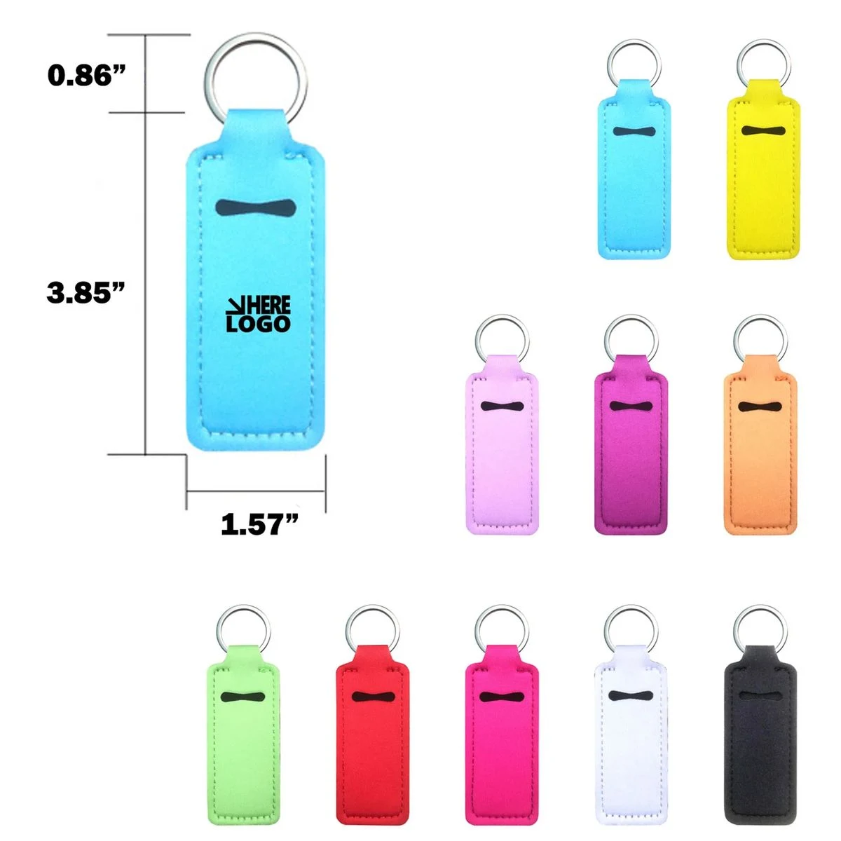 Outdoor Portable Lipstick Bag Pendant Keychain 1