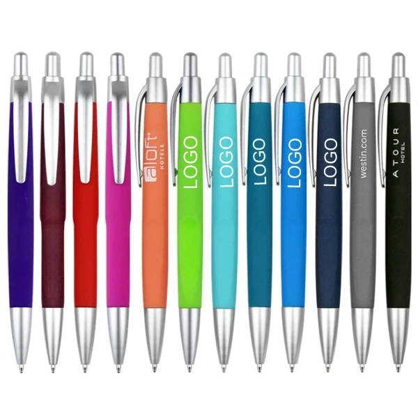 Custom Click Action Plastic Pens 1