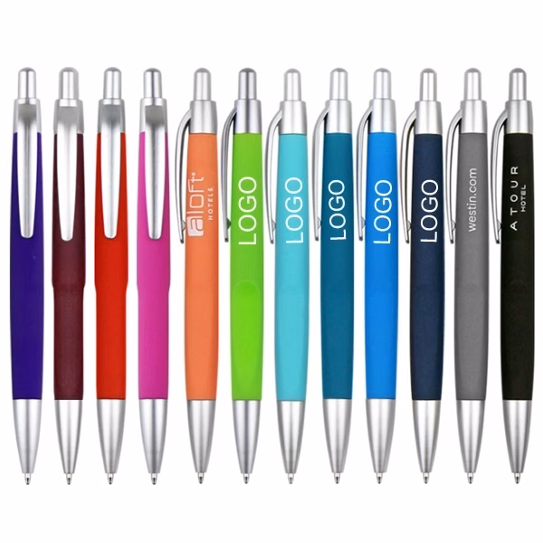 Custom Click Action Plastic Pens