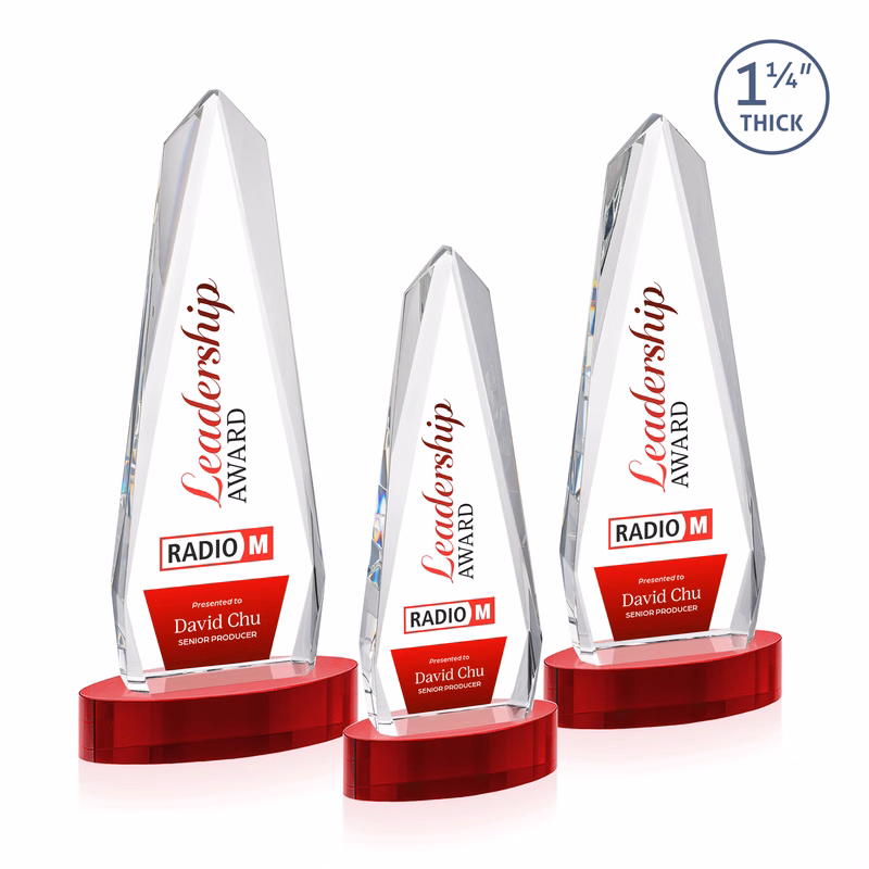Cheswick VividPrint™ Award on Alberton Base - Red