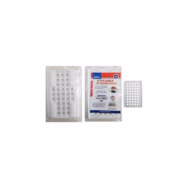 Foldable Storage Racks - White