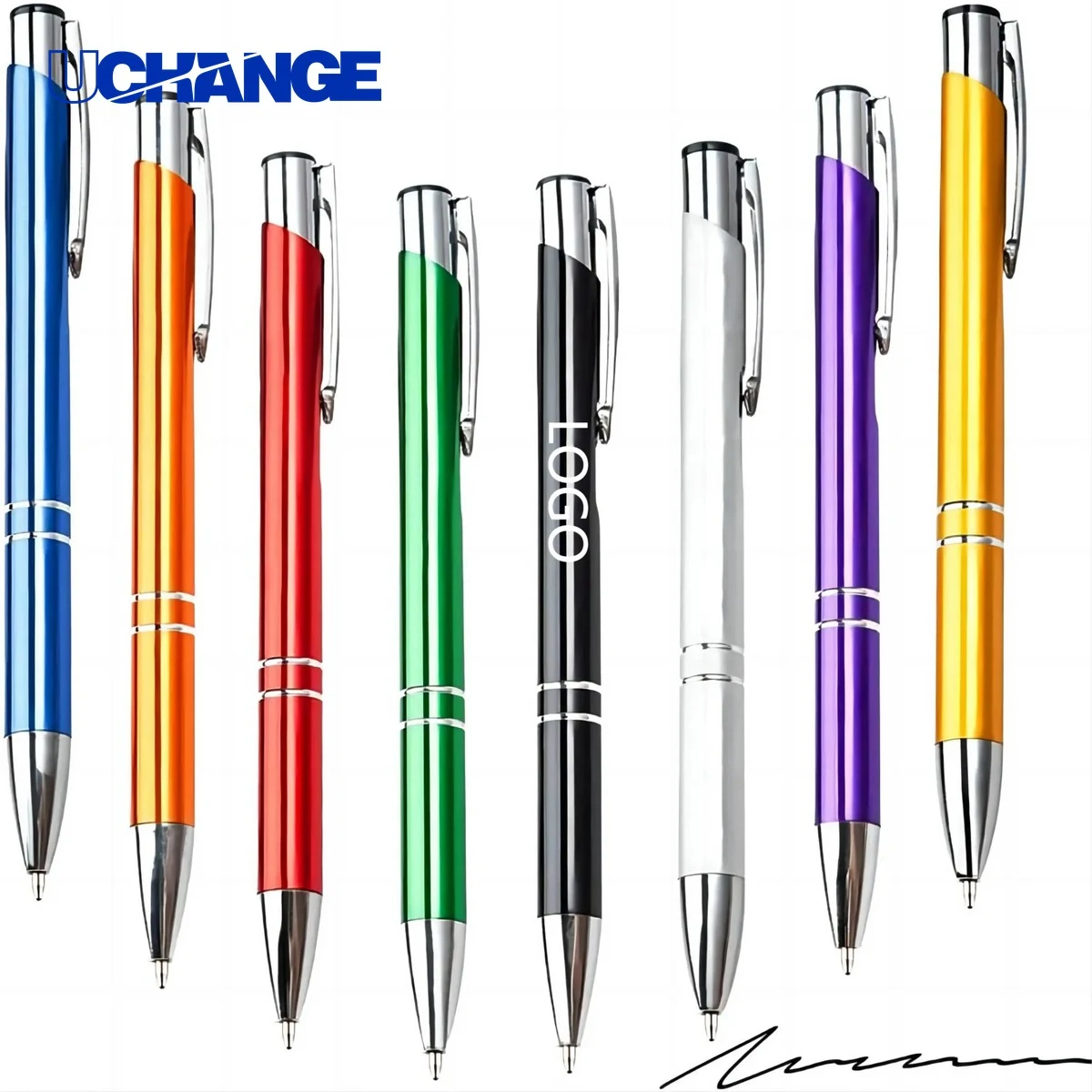 Metal Press Ballpoint Pen Tool, custom pen with logo imprint 1