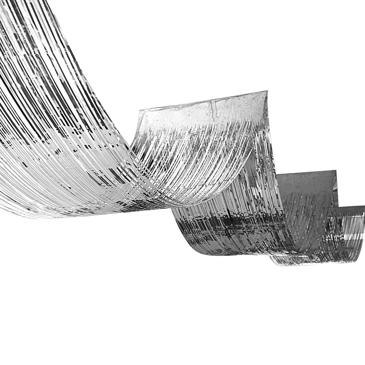 1-Ply Metallic Fringe Ceiling Curtain 1