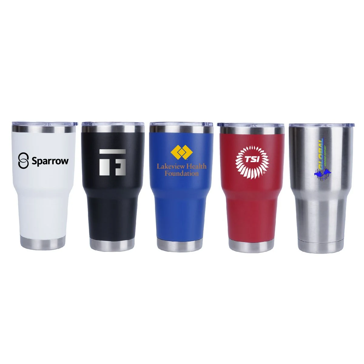 Endura 30 oz Double Wall SS Vacuum Bottle with Ringneck and Bottom, custom water bottle with logo imprint 1