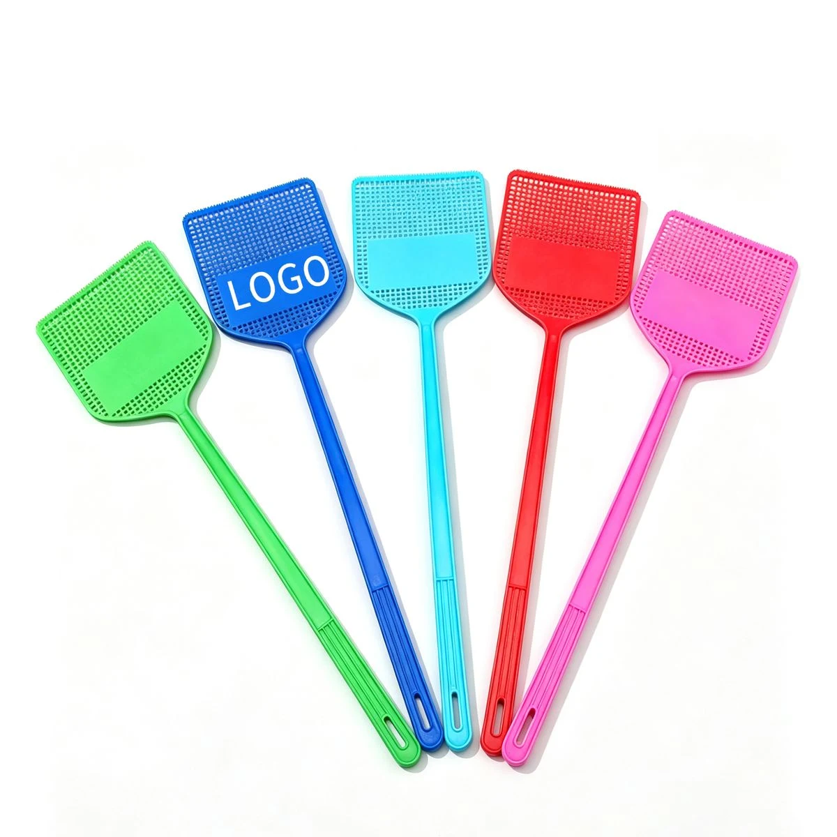 Long-Handled Thickened Plastic Fly Swatter 1