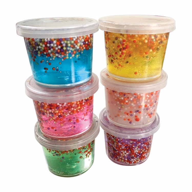 Slime with Sensory Beads - Assorted Colors 1.25"