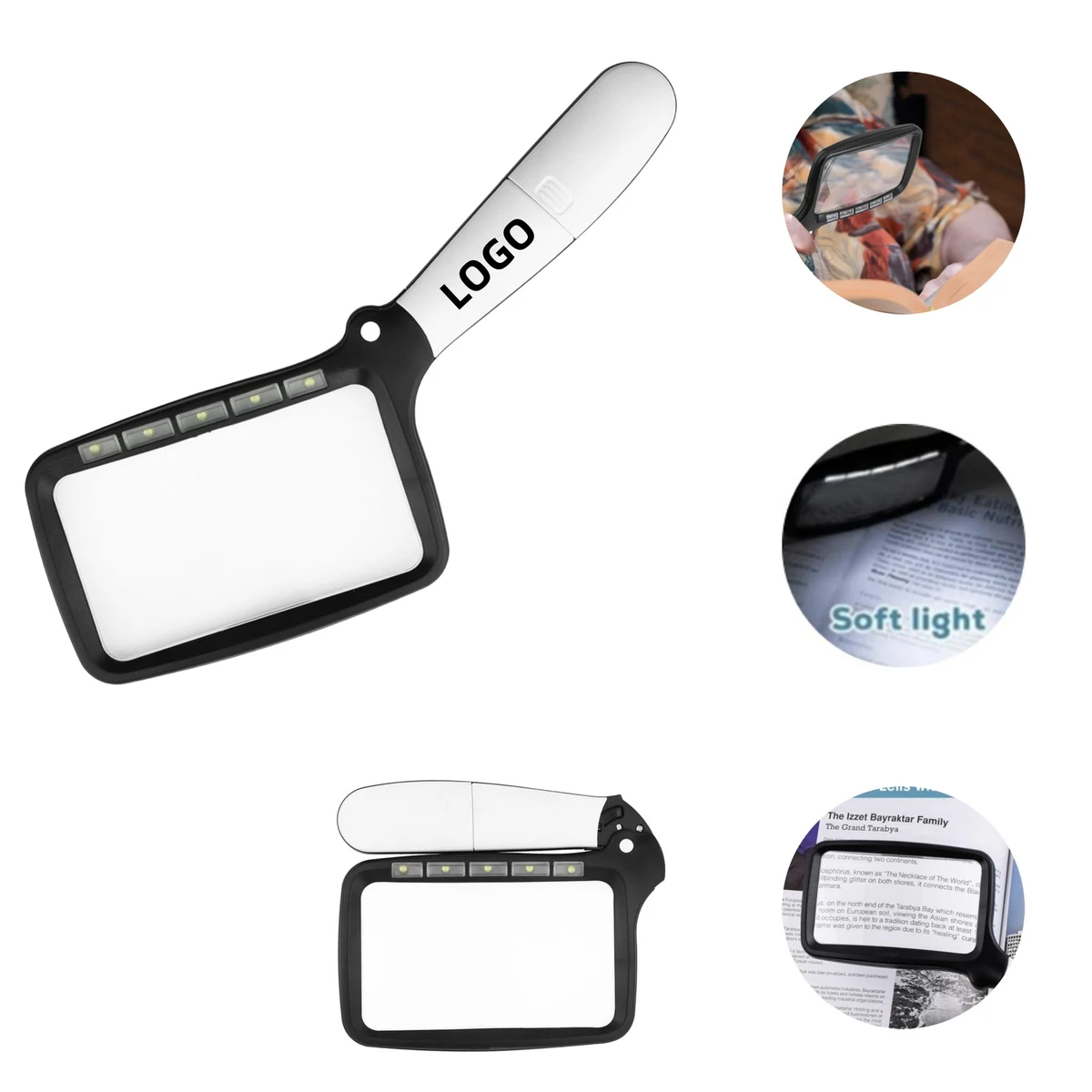 Foldable LED Magnifying Glass 1