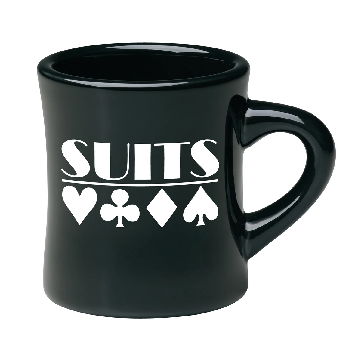 10 oz. Black Military / Diner Mug 1
