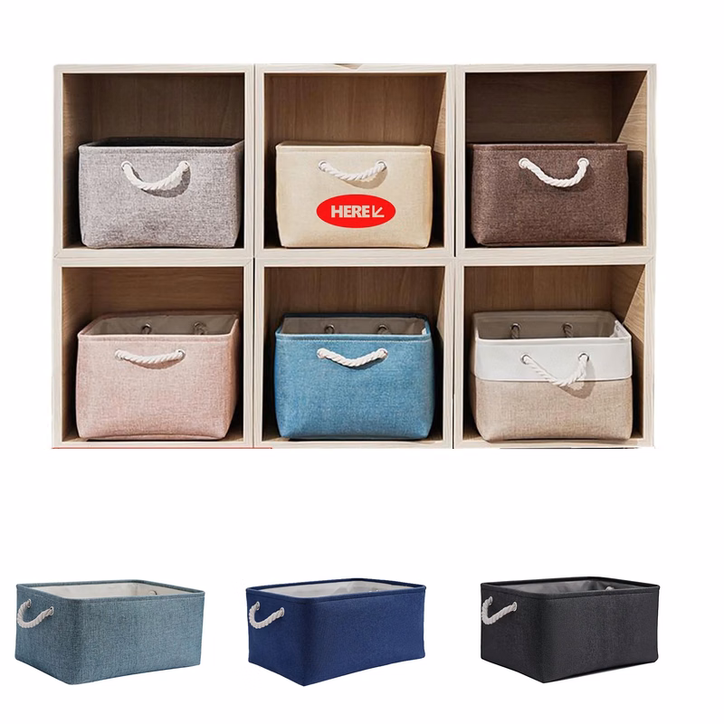8L Collapsible Fabric Storage Basket