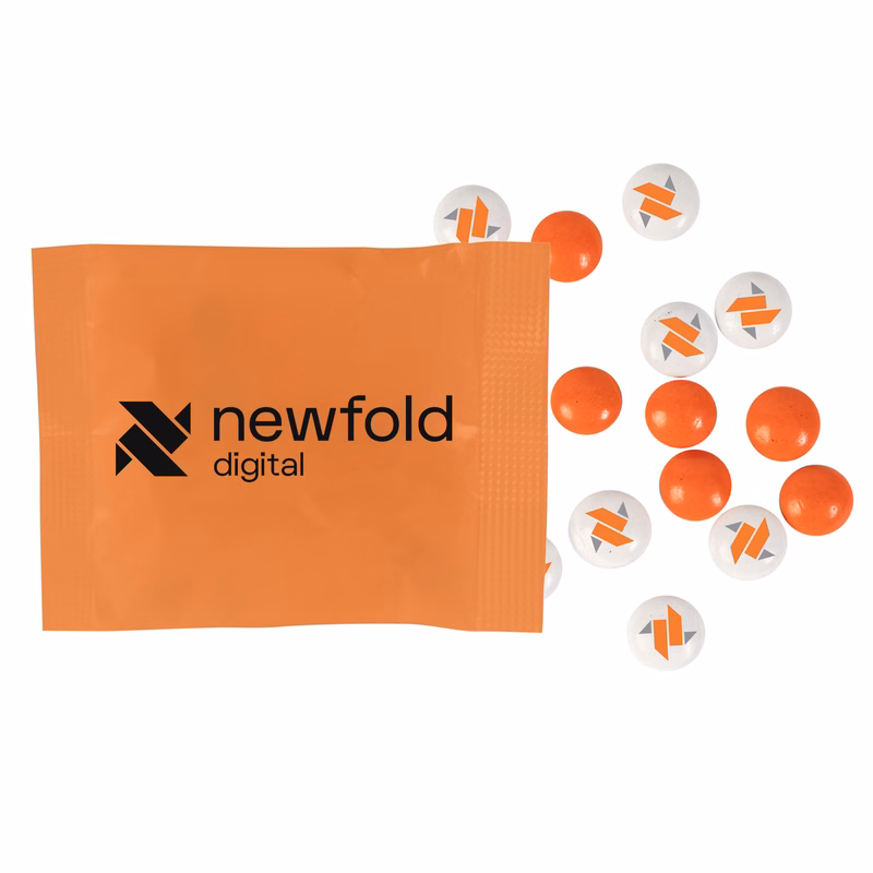 1/2oz. Full Color DigiBag™ with Imprinted Chocolate Buttons