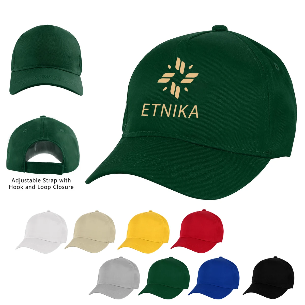 5 Panel Cotton Polyester Cap 1