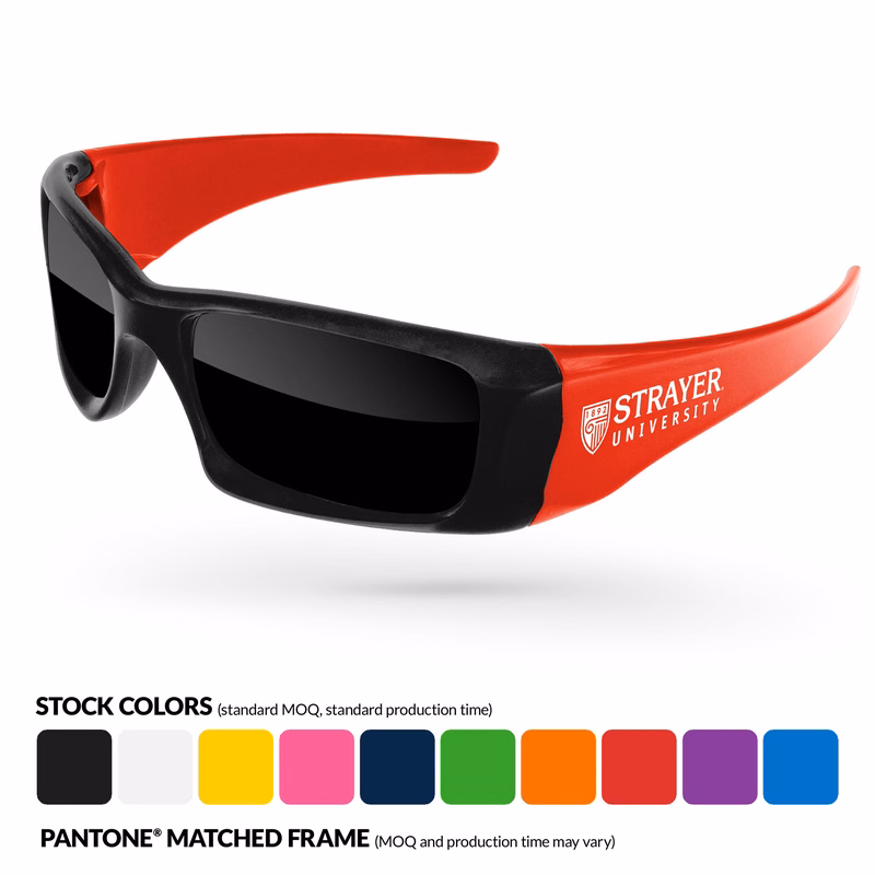 2-Tone Wrap Sunglasses