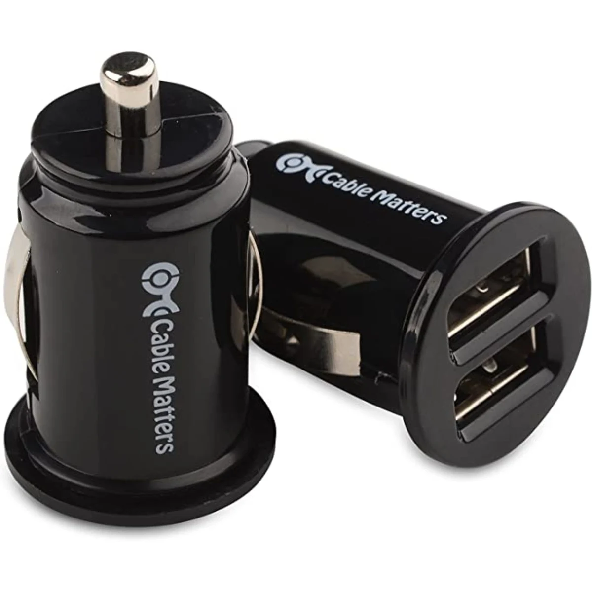 iTAGL Smart NFC Digital Business 2-Port USB Car Charger 1