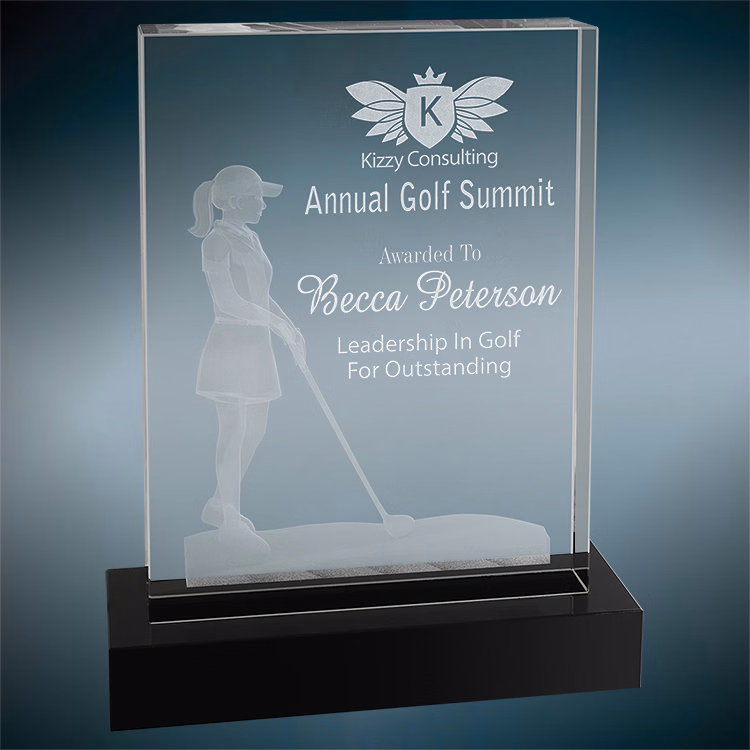 3D Golf Award-Female 8"