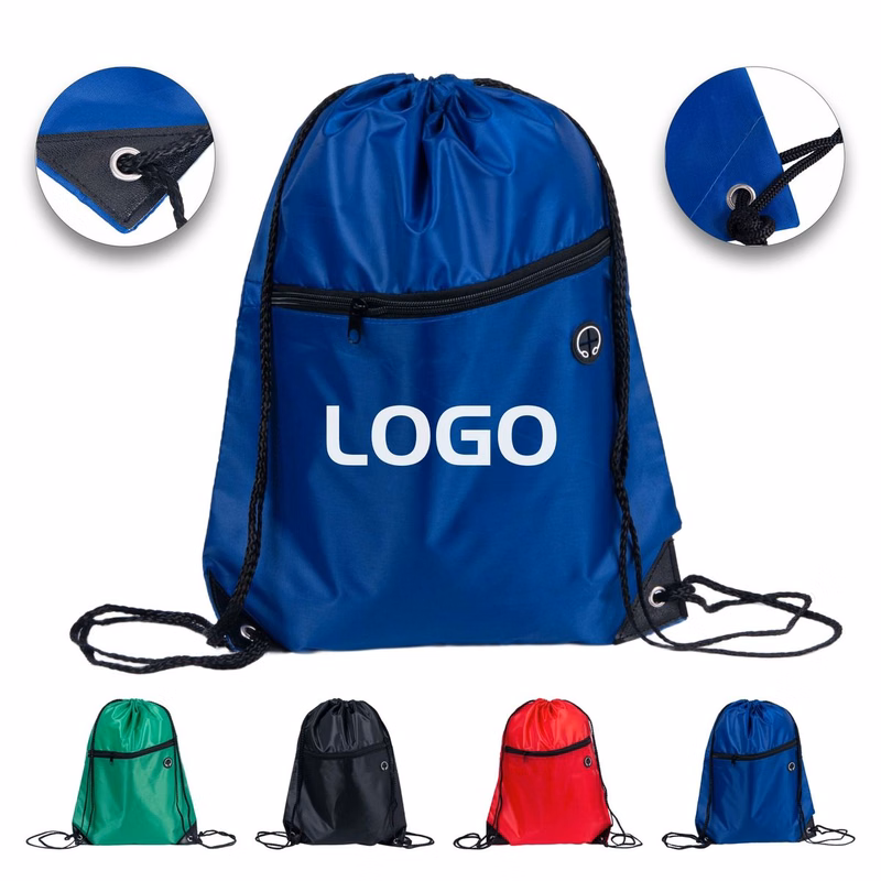 Portable Mesh Gym Cinch Bag for Sports & Promotional Events