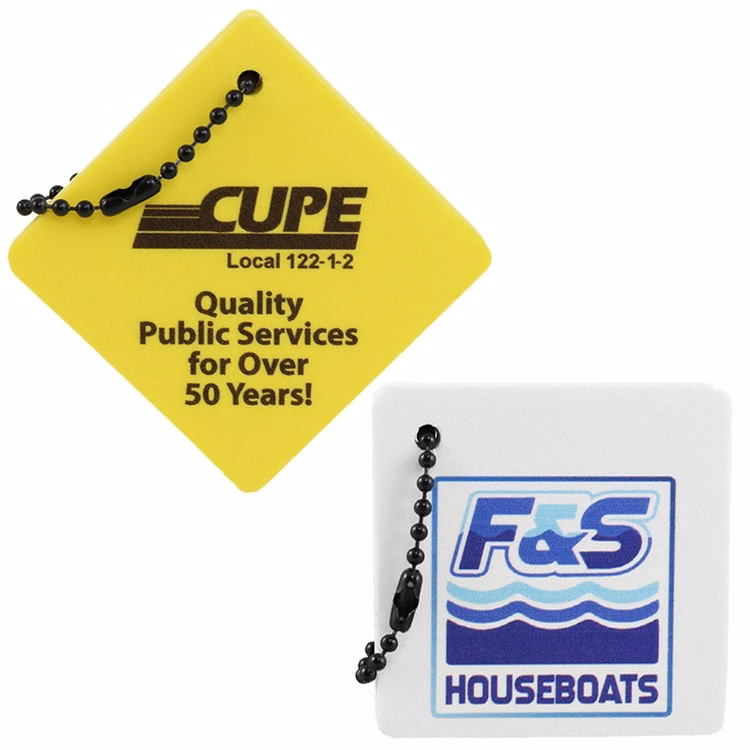 2 1/2" Square Key Tag