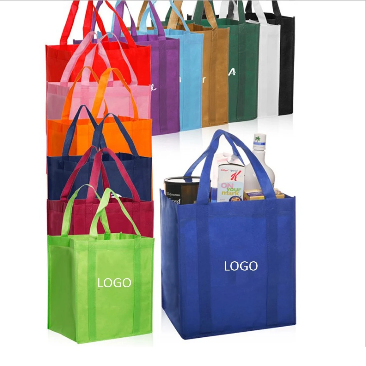 Recycleable Non-Woven Shopping Tote Bag 1