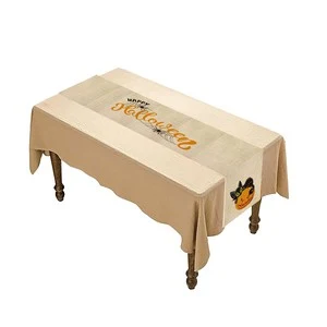 Halloween Tablecloth With Spooky Print 1