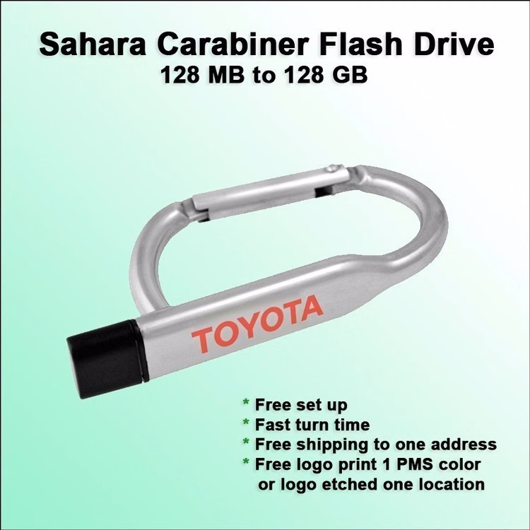 Sahara Carabiner Flash Drive / USB - 16 GB
