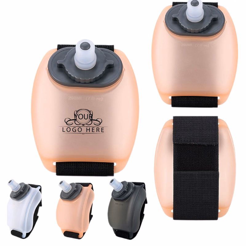 7 oz Silicone Sport Wrist Water Bottle