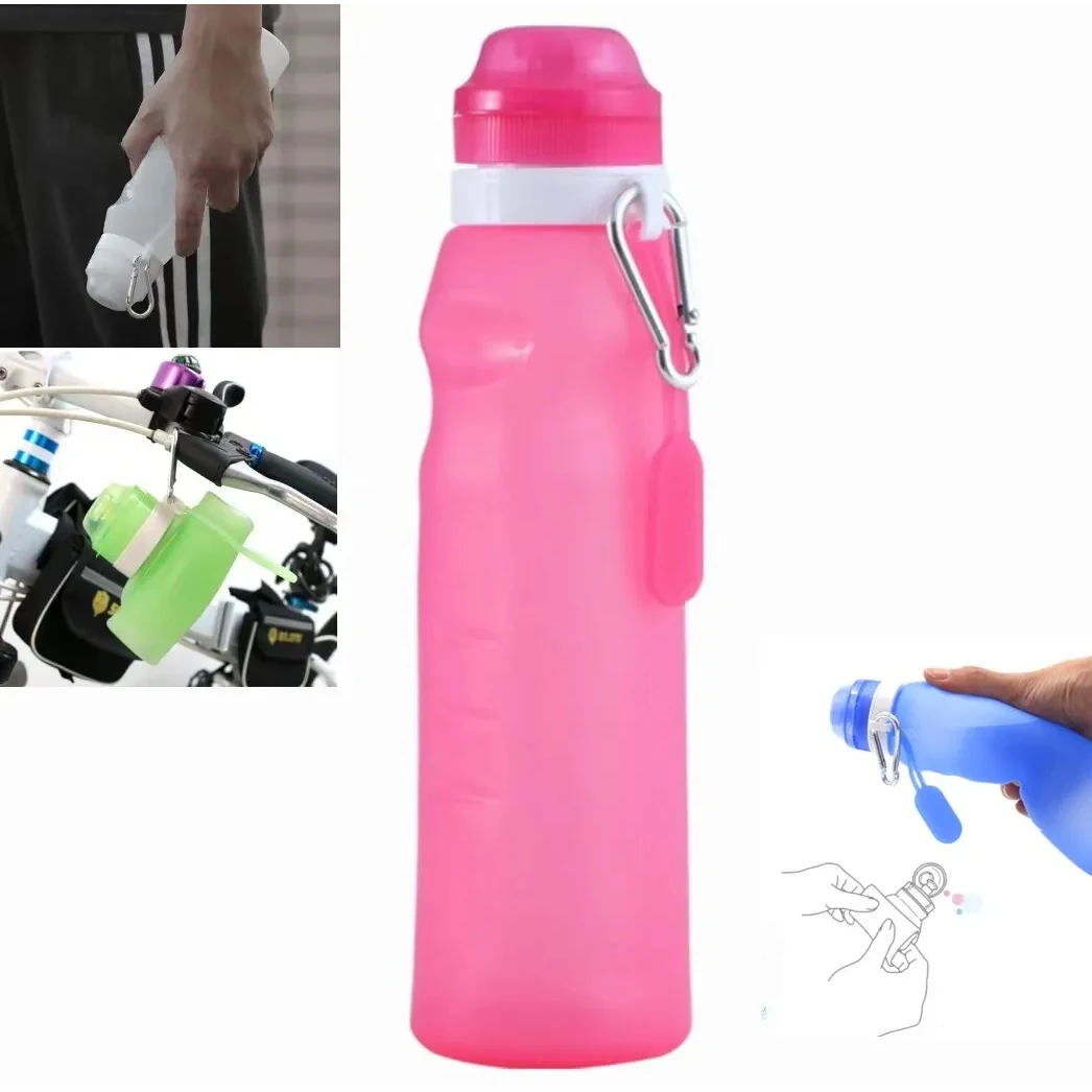 Foldable Silicone Water Cups for Outdoor Sports 1