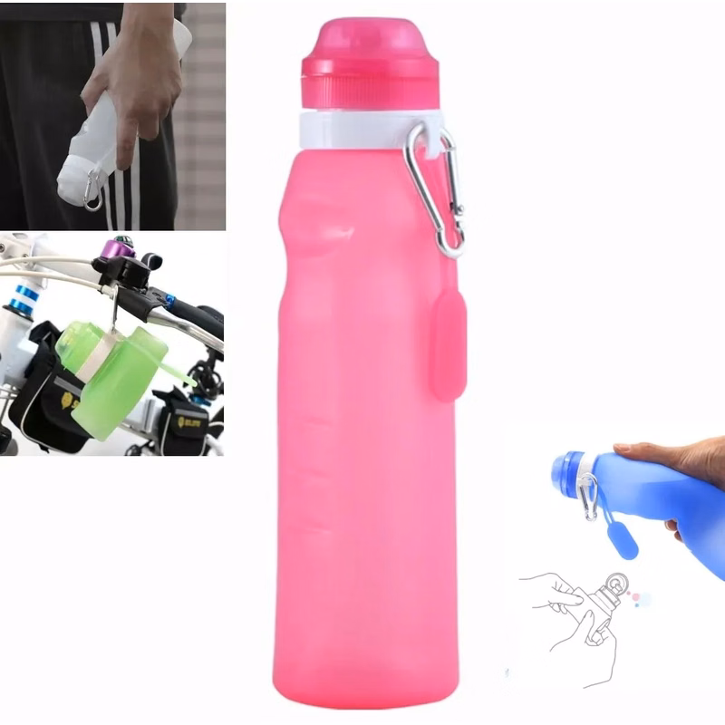 Foldable Silicone Water Cups for Outdoor Sports