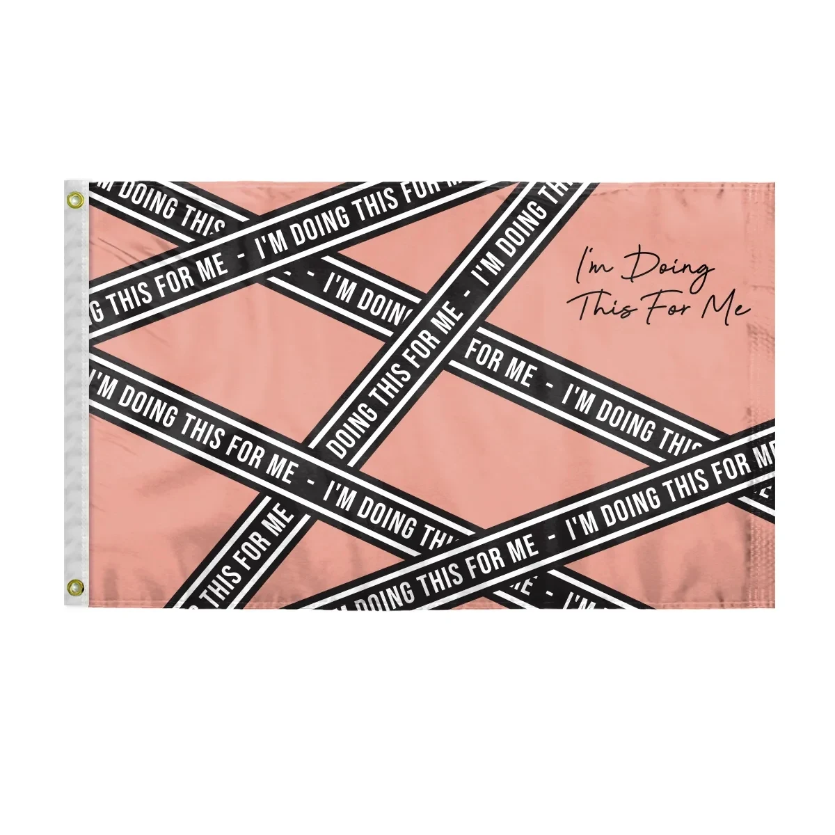 Custom Screen Sublimation Flag - 2.5' x 4' W-Poly 1