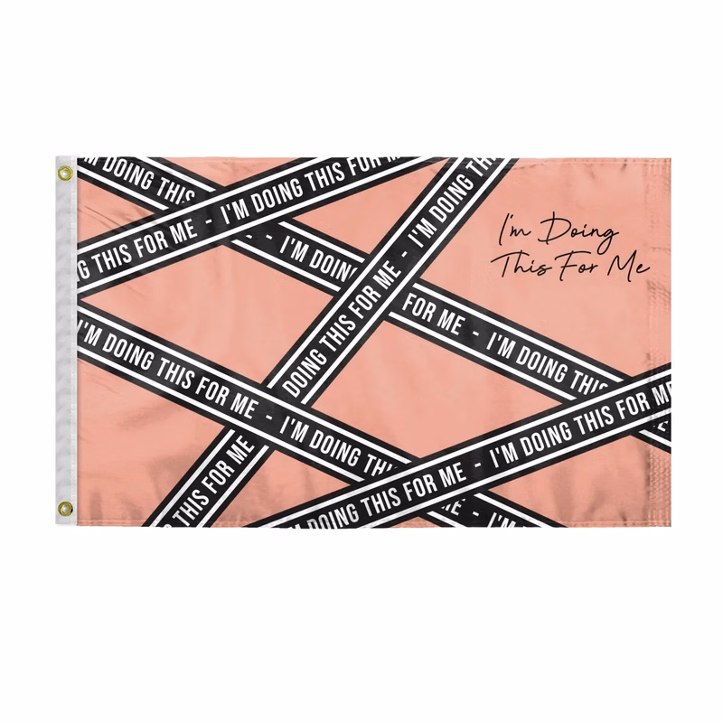Custom Screen Sublimation Flag - 2.5' x 4' W-Poly