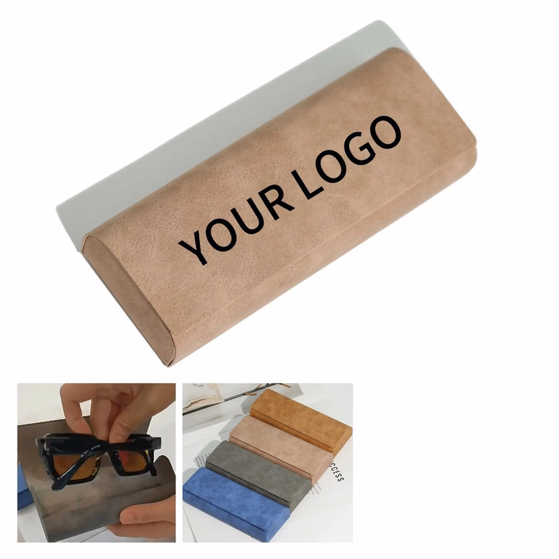 Lightweight Leather Glasses Case for Bags or Desks