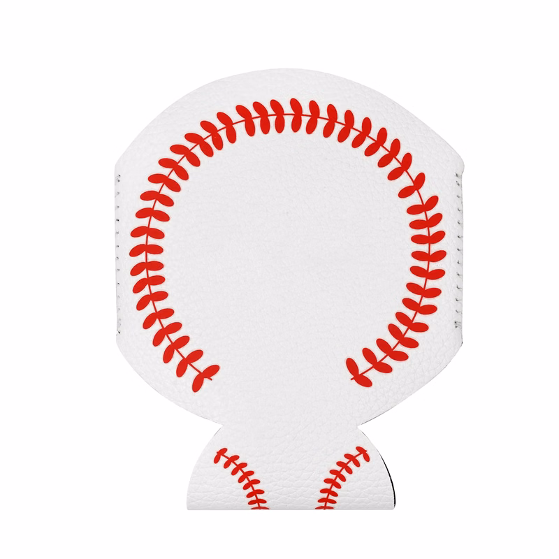 Baseball Skin Can Bottle Cooler Holder