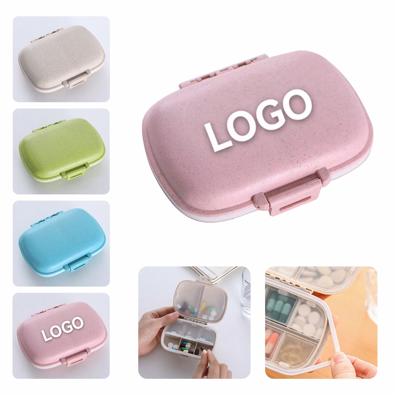 8 Compartments Portable Pill Box