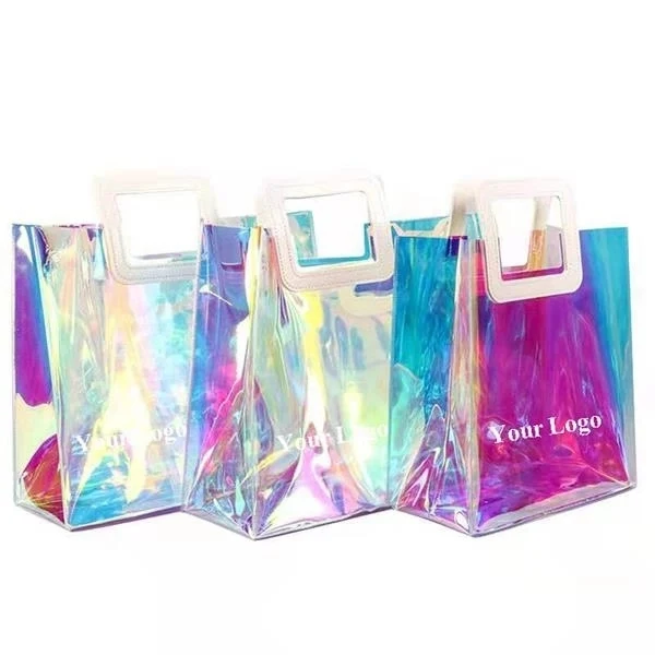 Holographic Clear Tote Bag Carrier 1