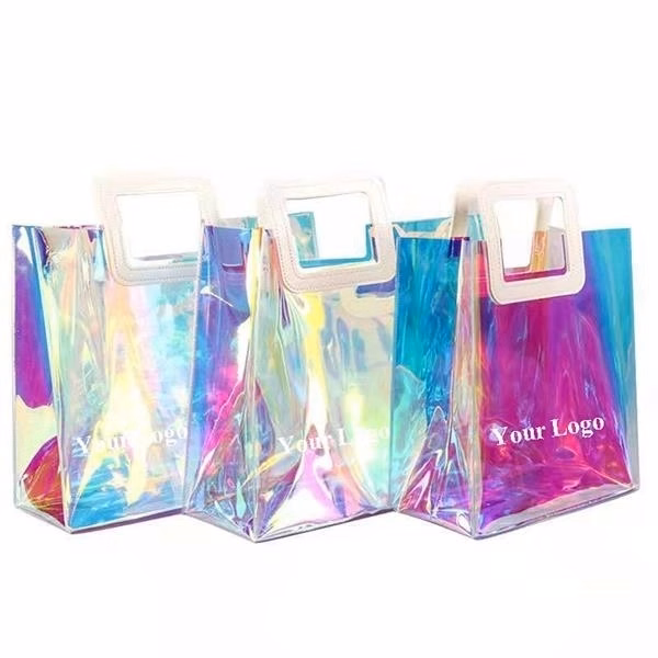 Holographic Clear Tote Bag Carrier