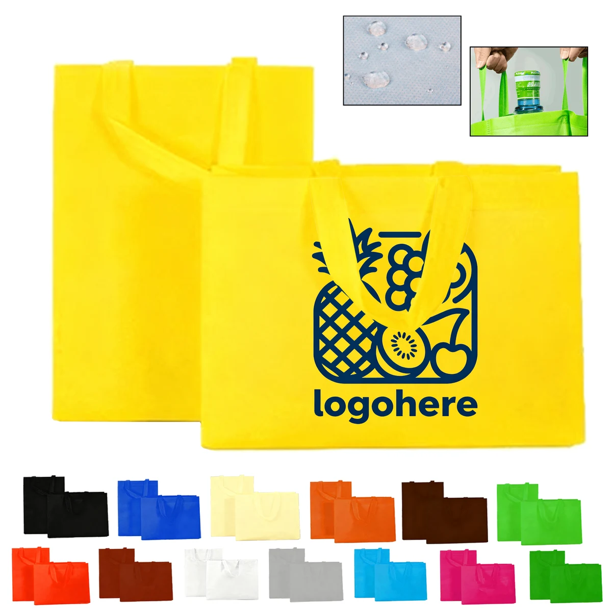 Custom Logo Eco Friendly Shopping Bags 1