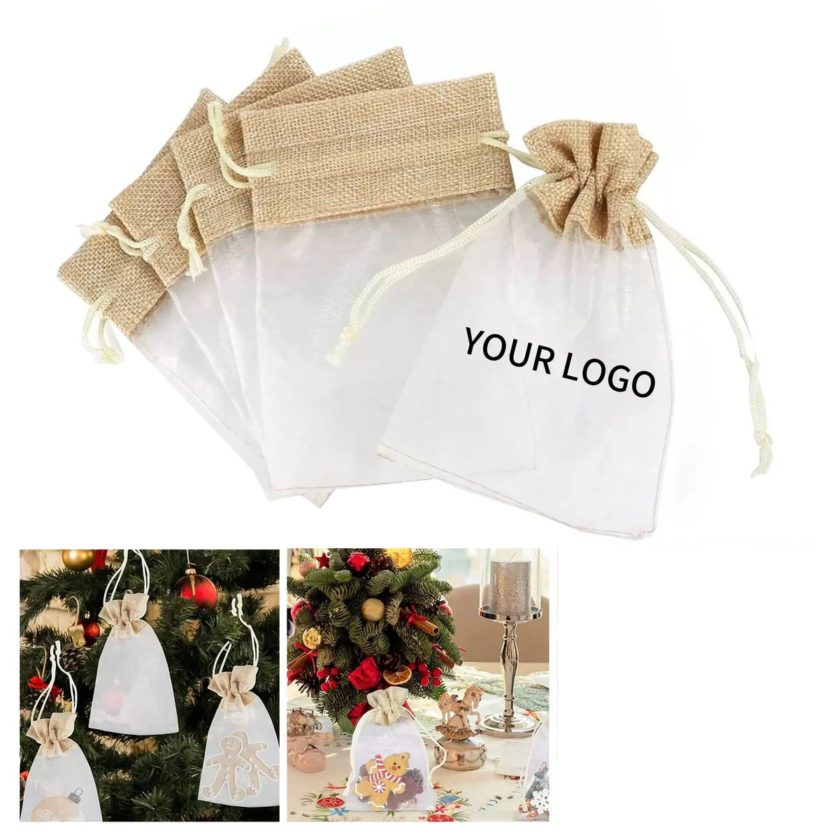 Reusable Linen Organza Gift Bags for Jewelry 1