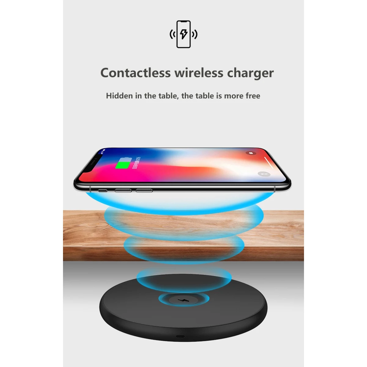 Mode C21 10W Fast Contactless Wireless Charger 1